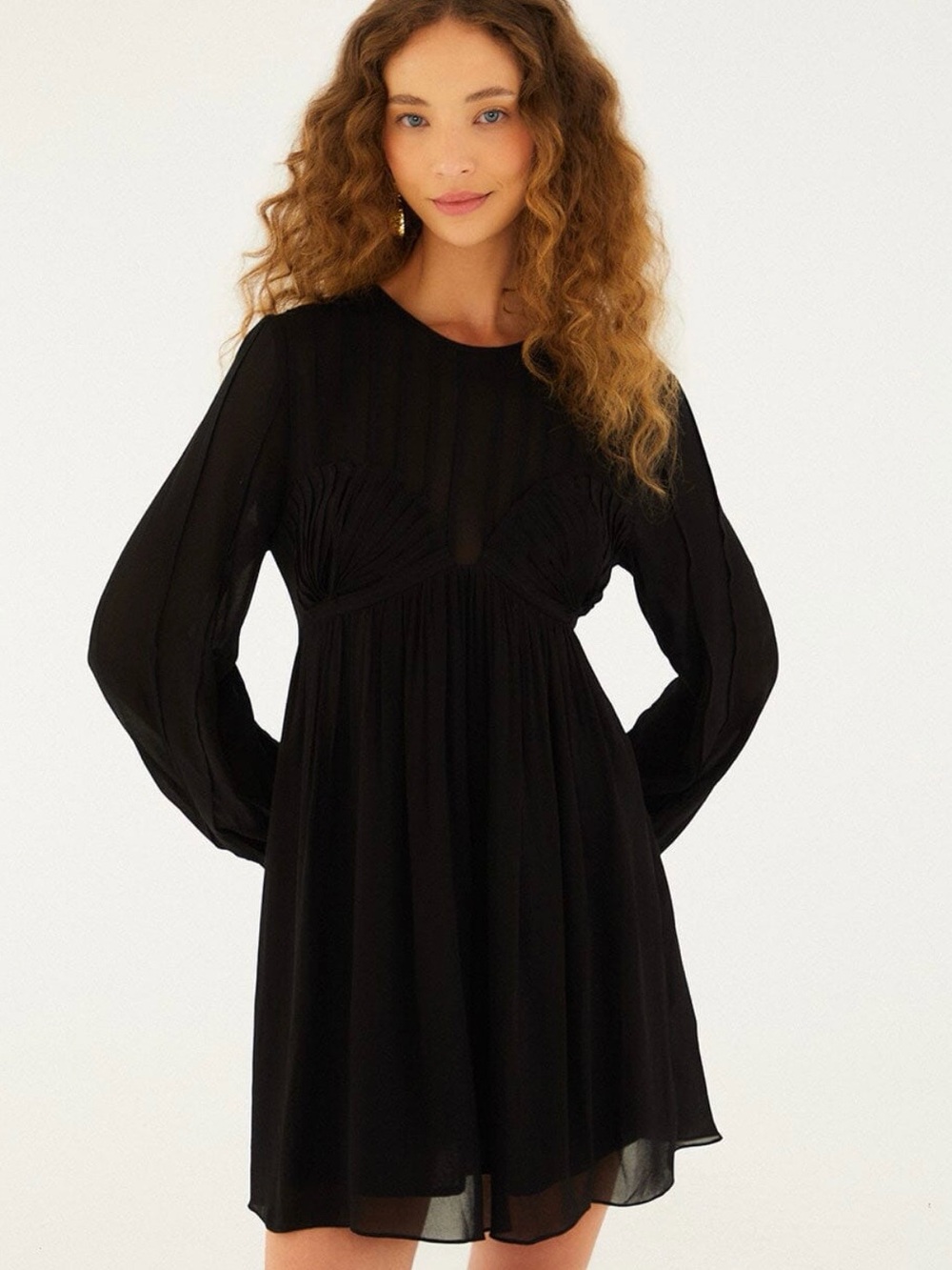 FARM Rio Black Shell Mini Dress - Picture 4 of 6